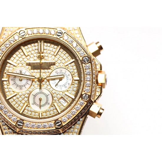 (K8新品)爱彼Audemars Piguet 皇家橡树系列 26320ST 26320BA 26320OR 钻石手表 搭载316L不锈精钢表壳 实心厚重钢带精选进口奥地利水钻 光彩闪耀 采用进口VK石英跑秒机芯 精准计时 耗时11个月 多功能钻石精装手表 尺寸42mm 重量170g (K8新品)爱彼Audemars Piguet 皇家橡树系列 26320ST 26320BA 26320OR 钻石手表 搭载316L不锈精钢表壳 实心厚重钢带精选进口奥地利水钻 光彩闪耀 采用进口VK石英跑秒机芯 精准计时 耗时11个月 多功能钻石精装手表 尺寸42mm 重量170g