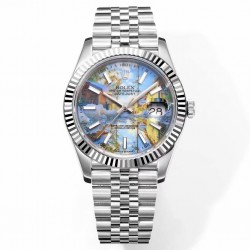 VAS厂爆改ROLEX 劳力士41mm日志系列 突破极限！整表的精彩细节如下:1.搪瓷绘画字面，指针夜光采用瑞士夜光，跟原版一样，夜光明亮。          2.全表釆用904L精钢材质！表壳与表带1比1复制，细节完美还原正品！表带和壳套无缝连接！表扣logo！特别优秀！配带感舒适！3.机芯采用瑞士ETA2836机芯走时精准，动能强悍！日历印刷字体精良！只有少量到货！先抢先得！VAS出品，必出精品