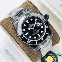 【V6 Factory2021最新力作】最高版本 劳.力士Rolex暗夜黑系列腕表强势来袭！BLAKEN-最强3135机芯！1⃣️正品开模脱胎于黑水鬼116610LN，同步官网所有细节。2⃣️全新DLC镀黑工艺+防指纹图层。3⃣️904L精钢材质表壳与表链。4⃣️极细致化表盘工艺，放大20倍依然立体无毛刺。5⃣️通体全黑盔甲搭配白色夜光表盘，吸睛首选--V6 Factory匠心力作 欢迎您的品鉴！