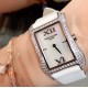 实拍 PATEK PHILIPPE百达翡丽系列 女士腕表(白金表壳搭配沙丁布带,表圈镶嵌天然锆石,蓝宝石玻璃,搭载瑞士石英机芯,尺寸30*34*7毫米) 实拍 PATEK PHILIPPE百达翡丽系列 女士腕表(白金表壳搭配沙丁布带,表圈镶嵌天然锆石,蓝宝石玻璃,搭载瑞士石英机芯,尺寸30*34*7毫米)