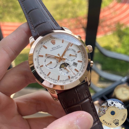 【最新】：ROLEX 劳力士 【机芯】：全自动机械机芯【镜面】：矿物质强化玻璃尺寸：直径41mm厚12mm！