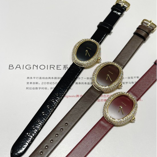 Baignoire de Cartier W:25mm L:32mmBaignoire de Cartier 卡地亚Baignoire1920#浴缸1920系列,进口瑞士石英机芯。316L精钢表壳表扣。整体5A莫桑石镶嵌,淬火钢蓝指针,拱形水晶镜面。表壳尺寸:宽度25mm长度32mm Baignoire de Cartier W:25mm L:32mmBaignoire de Cartier 卡地亚Baignoire1920#浴缸1920系列,进口瑞士石英机芯。316L精钢表壳表扣。整体5A莫桑石镶嵌,淬火钢蓝指针,拱形水晶镜面。表壳尺寸:宽度25mm长度32mm
