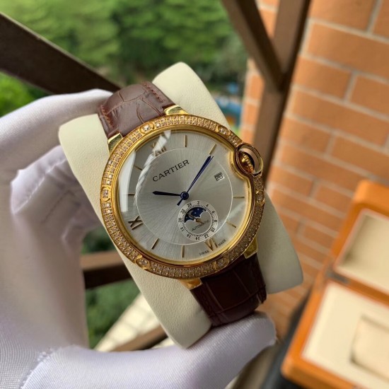 卡地亚-Cartier ‼️蓝气球系列精品男士腕表,技艺精湛,独具匠心,尊贵大气,绅士风范。采用全自动机械机芯,顶级316精钢表壳,进口小牛皮表带,矿物质超强镜面,尺寸46*13生华出品精品不断 卡地亚-Cartier ‼️蓝气球系列精品男士腕表,技艺精湛,独具匠心,尊贵大气,绅士风范。采用全自动机械机芯,顶级316精钢表壳,进口小牛皮表带,矿物质超强镜面,尺寸46*13生华出品精品不断