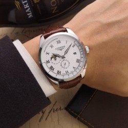『臻品推荐』新品发布[玫瑰]浪琴-LONGINES独家首发-----简约风格 经典文艺 唯美创作机芯:顶级全自动机械机芯表壳:顶级版316L精钢玻璃:高硬度矿物质水晶玻璃表扣:皮带针扣 钢带按扣直径:原装尺寸40mm12mm[色]完美呈现 品质上乘，手感独特，送礼自戴首选[鼓掌]〔----用心，所以更完美 〕！