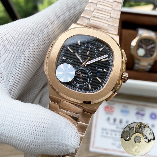 百达翡丽 Patek Philippe 鹦鹉螺系列,精品男士腕表,多功能设计,技艺精湛,独具匠心,尊贵大气,绅士风范。采用全自动机械机芯,顶级316精钢表壳,进口小牛皮表带,矿物质超强镜面,尺寸43-13 百达翡丽 Patek Philippe 鹦鹉螺系列,精品男士腕表,多功能设计,技艺精湛,独具匠心,尊贵大气,绅士风范。采用全自动机械机芯,顶级316精钢表壳,进口小牛皮表带,矿物质超强镜面,尺寸43-13