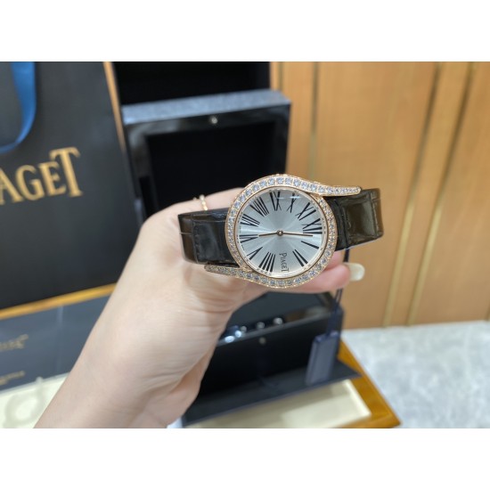 伯爵69Limelight Gala腕表超级版,原装开模,修正现市面任何版本的不足!皮带可配原装【精彩细节】腕表尺寸32mm运用一流的壳套打磨工艺,诠释伯爵优雅气质。.采用定制版瑞士石英机芯,续航给力,走时稳健,零返修。镶饰60颗明亮式切割钻(约0.92克拉)。表扣镶饰单颗明亮式切割施华洛世奇美钻(约0.01克拉)动人线条衬托优雅气质,吊牌有芯片感应。 伯爵69Limelight Gala腕表超级版,原装开模,修正现市面任何版本的不足!皮带可配原装【精彩细节】腕表尺寸32mm运用一流的壳套打磨工艺,诠释伯爵优雅气质。.采用定制版瑞士石英机芯,续航给力,走时稳健,零返修。镶饰60颗明亮式切割钻(约0.92克拉)。表扣镶饰单颗明亮式切割施华洛世奇美钻(约0.01克拉)动人线条衬托优雅气质,吊牌有芯片感应。