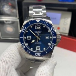 LONGINES 浪琴 康卡斯潜水表 （LONGINES HydroConquest Boutique Rdition Watch）L3.782.4.96.6腕表 搭载定制版Cal.L888.2自动机械机芯 逆时针方向可旋转蓝色陶瓷外圈 精钢壳套 蓝宝石镜面！