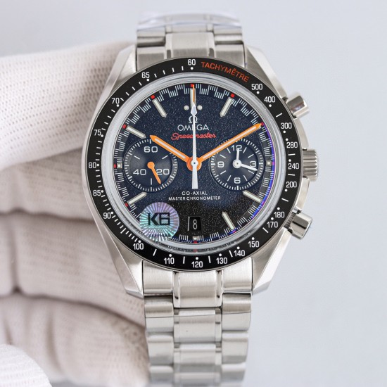 OMEGA 欧米茄 赛车计时码表【SPEEDMASTER】TVS自主研发自制9900机芯,3点盘为【12小时】和【60分钟】累积计时盘。所有功能及外观与原版一致,TVS匠心之作【1】钢材都是采用进口AISI316L特钢加硬处理制造,所以硬度都达到240HV,你看到的表壳沙纹清晰细腻洁白没有气孔完美缔造还原正品一样材质【2】通透弧拱形蓝宝石水晶玻璃镜面另表盘更加凸显【3】哑光表盘搭配镀白金条钉,夜光采用进口超强夜光粉制造【4】超霸月球系列搭配精钢表带与进口牛皮带,表带与陶瓷圈可以原版互换。 OMEGA 欧米茄 赛车计时码表【SPEEDMASTER】TVS自主研发自制9900机芯,3点盘为【12小时】和【60分钟】累积计时盘。所有功能及外观与原版一致,TVS匠心之作【1】钢材都是采用进口AISI316L特钢加硬处理制造,所以硬度都达到240HV,你看到的表壳沙纹清晰细腻洁白没有气孔完美缔造还原正品一样材质【2】通透弧拱形蓝宝石水晶玻璃镜面另表盘更加凸显【3】哑光表盘搭配镀白金条钉,夜光采用进口超强夜光粉制造【4】超霸月球系列搭配精钢表带与进口牛皮带,表带与陶瓷圈可以原版互换。