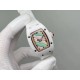 理查德米勒 RichardMille 糖果棉花糖 最新爆款 bon bon系列最稀有的作品!白色陶瓷加上黄粉绿搪瓷表盘,原装机械机芯. 理查德米勒 RichardMille 糖果棉花糖 最新爆款 bon bon系列最稀有的作品!白色陶瓷加上黄粉绿搪瓷表盘,原装机械机芯.
