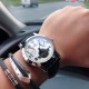 百达翡丽 -PATEK PHILIPPE T26 最新推出独特限量板：享誉全球！巧妙陀飞仑单独停秒设计，豪气十足 标显天工之作！大3针＋多功能全自动设计.绝仑手工鱼鱗批花机芯设计！精密的机械技术和独特设计的高级宛表.A全自动机械机芯  耐用年以上 100%生活防水！三杰自家拍摄！认准质量[色]A级折蝶扣！A级机芯！直径：46mm.厚度12mm  三杰精致推荐男士精品机械腕表 精致传承真实效果 SJ品质的保证