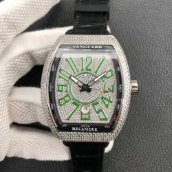 法兰克 穆勒 ❤️Franck Muller V45 SC DT系列⌚️54*42*15mm 瑞士2824全自动机械机芯 蓝光镀膜玻璃 316精钢鑫表壳 3D立体字面 牛皮表带底部橡胶  针扣   糅合运动设计风格 中间完美弧线夹层设计 尽显绅士品味 一如既往的酷