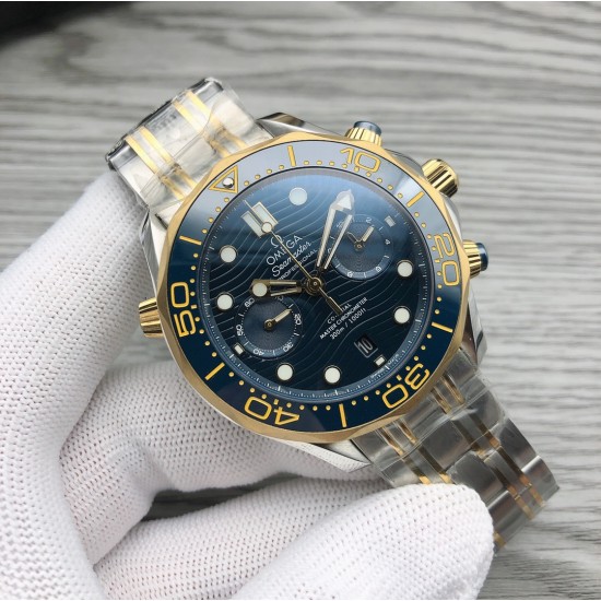 欧米茄 OMEGA R6 全新海系马列300m计时士男腕表 市面目前高最版本的计时腕表1:表壳拉身砂细腻洁白光亮斜边抛弧光度倒角与正一品致2: 搭载复刻米欧茄9900计机时芯,904精表钢壳44毫米 ,天进然口橡胶表带,3: 搭配饰以白色珐琅潜水刻度陶瓷表圈,让探索与众不同4:镜采面用进口蓝宝石,硬度高、抗刮损,效无果比通透5:表盘采用蓝(黑)色陶瓷打造而成饰以激光雕刻波浪图案 与镂空指针和白色珐琅潜水刻度相应成趣,诠释海洋魅力。 欧米茄 OMEGA R6 全新海系马列300m计时士男腕表 市面目前高最版本的计时腕表1:表壳拉身砂细腻洁白光亮斜边抛弧光度倒角与正一品致2: 搭载复刻米欧茄9900计机时芯,904精表钢壳44毫米 ,天进然口橡胶表带,3: 搭配饰以白色珐琅潜水刻度陶瓷表圈,让探索与众不同4:镜采面用进口蓝宝石,硬度高、抗刮损,效无果比通透5:表盘采用蓝(黑)色陶瓷打造而成饰以激光雕刻波浪图案 与镂空指针和白色珐琅潜水刻度相应成趣,诠释海洋魅力。