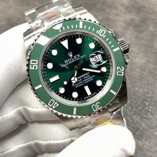 【N厂出品】劳力士 绿水鬼 2836机 904L V10 40MM！出货实拍