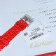 实拍 卡地亚-Cartier，狠货来袭，全真镶钻字面，瑞士石英机芯，加厚蓝宝石镜面[强]搭配美洲鳄鱼皮带[耶]尺寸35mm，超级漂亮、时尚不容错过！