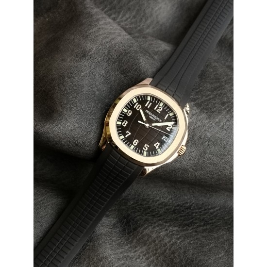 3K推荐,百达翡丽AQUAN系列5167R-001腕表,红金表壳搭配天然橡胶表带,深棕色渐变表盘,324SC一体机自动机械,40毫米。 3K推荐,百达翡丽AQUAN系列5167R-001腕表,红金表壳搭配天然橡胶表带,深棕色渐变表盘,324SC一体机自动机械,40毫米。