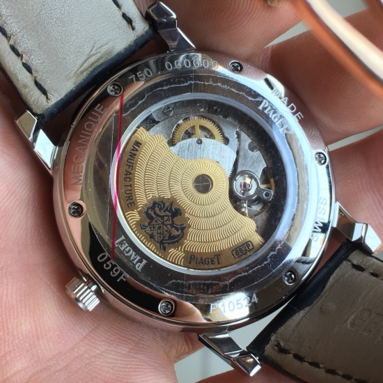Piaget 伯爵Altiplano 原版字面复刻版 系列多功能机械全自动腕表。以传统美学概念打造的机械腕表,纯洁简约古典优雅,精致的巴顿指针,优雅的双层立体面盘,5位小秒和10位24小时刻度以及独有12点位日历窗,42mm腕表。透视底盖! Piaget 伯爵Altiplano 原版字面复刻版 系列多功能机械全自动腕表。以传统美学概念打造的机械腕表,纯洁简约古典优雅,精致的巴顿指针,优雅的双层立体面盘,5位小秒和10位24小时刻度以及独有12点位日历窗,42mm腕表。透视底盖!