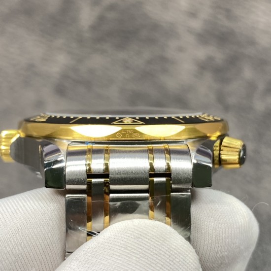 【VS出品】欧米茄 海马300M 316精钢材质打造！间金钢带款！8800机 42MM！金灿灿，这个颜色好看！出货实拍