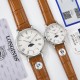 2024年【最新品】七夕节最佳礼品Longines浪琴官方博雅系列情侣腕表 见证爱奇迹时刻时尚潮流男女腕表。采用进口日本机芯。采用进口头层牛皮表带。表壳采用三件套官方一致工艺。腕表尺寸：男39mm女30mm质量杠杠欢迎转发