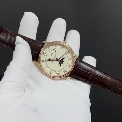 今日推荐宝珀6654 玫瑰金白 40mm  6654.P机 顶级品质 出货实拍✈️