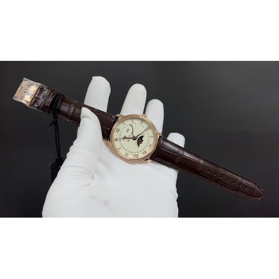 今日推荐宝珀6654 玫瑰金白 40mm  6654.P机 顶级品质 出货实拍✈️