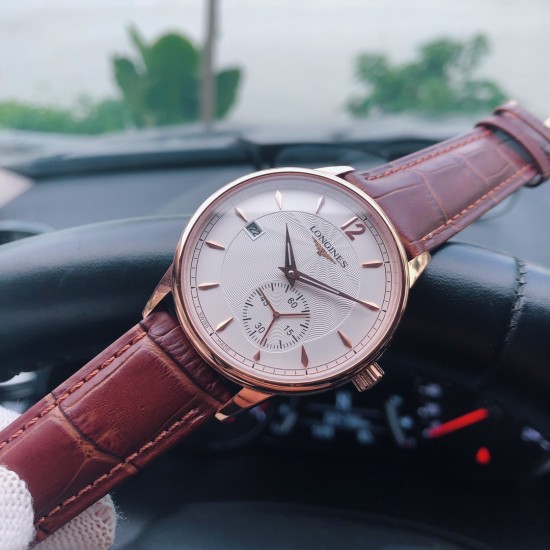 SJ出品 品牌:浪琴-LONGINES L8 腕美风范类型:精品机械腕表 采用316钢壳强化玻璃 进口牛皮表带 尺寸40*11 (卓越)精湛 睿智风范 尊贵大方 贵族风格 三杰精致推荐男士机械腕表 SJ精心设计超真实实物图拍摄 SJ出品 品牌:浪琴-LONGINES L8 腕美风范类型:精品机械腕表 采用316钢壳强化玻璃 进口牛皮表带 尺寸40*11 (卓越)精湛 睿智风范 尊贵大方 贵族风格 三杰精致推荐男士机械腕表 SJ精心设计超真实实物图拍摄