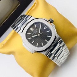【PFF Factory新势力 新力作】V4最高升级版本 最高复刻 百达.翡丽PATEK PHILIPPE 优雅运动系列5711/1A鹦鹉螺！PFF震撼出品！钢表之王！1⃣️【机芯】全网最佳解毒方案，搭配百达.翡丽9015机改Cal.324自动上链一体机芯！精准稳定！2⃣️【表带】定制级人体工程学表带，钢带中珠是钻石型的，与正品相结合。3⃣️【尺寸】表壳尺寸40毫米，厚度仅9.0毫米，也与原装最接近。【PFF Factory】匠心之作 欢迎您的品鉴！