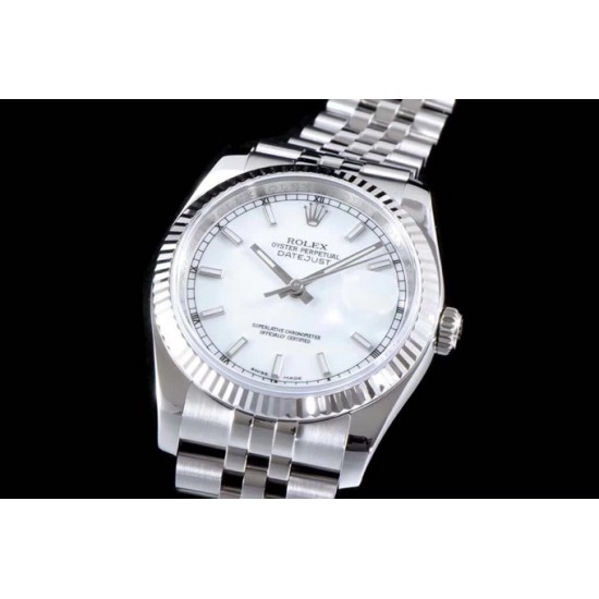 少量到货AR超强神作 ROLEX DATEJUST超级904L最强V2升级版日志型36系列腕表，表壳表带运用超级904L铸造而成，并行代购版DATEJUST，完美修正十年间所有副本的不足和缺陷，36mm表径，搭载3135机并搭配正品代购包装物料，重新定义最高品质的DATEJUST副本[拳头]        最强版A级副本DATEJUST[AR出品]