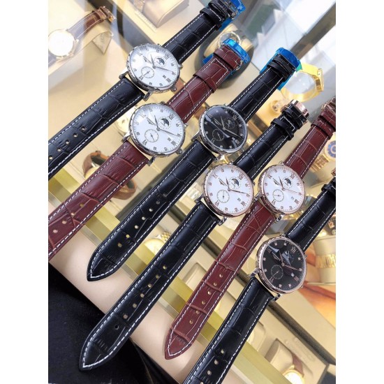 品牌:浪琴-LONGINES 表带:进口小牛皮/316精钢机芯:全自动机械机芯玻璃:高级强化镀膜镜面尺寸:直径40mm,厚度12mm 品牌:浪琴-LONGINES 表带:进口小牛皮/316精钢机芯:全自动机械机芯玻璃:高级强化镀膜镜面尺寸:直径40mm,厚度12mm