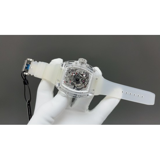 RM理查德米勒~   ［Richard Mille ］  水晶壳 机械机芯