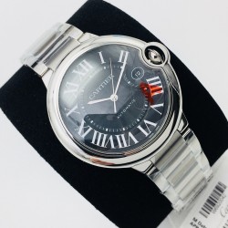 V6 Factory力作 升级版 卡地亚（CARTIER）蓝气球系列 直径42mm 机芯：全自动机械2824机芯！动力储备：48小时，玻璃：高强双面蓝宝石水滴镜面材质 V6工厂品质 追求好品质从未停止过！你值得拥有！