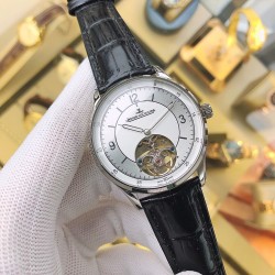 品牌：积家-Jaeger-LeCoultre表带：进口小牛皮/316精钢机芯：全自动机械机芯材料：高级强化镀膜镜面尺寸：直径41mm，厚度12mm