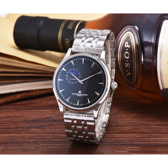 最新款江诗丹顿(Vacheron Constantin)传承系列9位24时真日⭐️月星辰全面推出,成功商务人士必备,采用全自动进口机芯(零返修、零故障)顶级316精钢表壳,原装按扣 进口小牛皮,锅盖玻璃,做工一流,型男必备。送礼极佳,先下手为强! 最新款江诗丹顿(Vacheron Constantin)传承系列9位24时真日⭐️月星辰全面推出,成功商务人士必备,采用全自动进口机芯(零返修、零故障)顶级316精钢表壳,原装按扣 进口小牛皮,锅盖玻璃,做工一流,型男必备。送礼极佳,先下手为强!