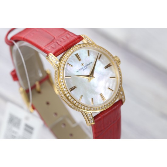 实拍 TK新品江诗丹顿传袭超薄系列-Vacheron Constantin 专为女神打造的,奢华时尚,采用进口316钢表壳,搭配原装进口9015机芯(0返修),天然蓝宝石玻璃镜面,直径33mm,超薄工艺7.8mm,超强防水30米,竹节纹进口小牛皮表带, 实拍 TK新品江诗丹顿传袭超薄系列-Vacheron Constantin 专为女神打造的,奢华时尚,采用进口316钢表壳,搭配原装进口9015机芯(0返修),天然蓝宝石玻璃镜面,直径33mm,超薄工艺7.8mm,超强防水30米,竹节纹进口小牛皮表带,