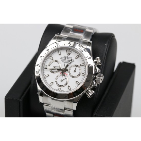 GM超神之作 ROLEX DAYTONA劳力士迪通拿904L全新最强版本 1:完美修改了避针高底位置与正品一致2:904L表扣更细腻更完美3:市面上唯一做出了与正品质感一致的包超薄金属钢片的oysterflex胶带【能与正品互换通用 质感相符】[拳头][拳头][拳头]完美修正十年间所有副本的不足和缺陷，陶瓷圈口！4130机芯，攻克机芯厚度，使壳身厚度达到与正品一致，壳身和字面颜色更细腻做出了与正品一致的视觉效果，并搭配劳力士专用盒子。【GM出品】