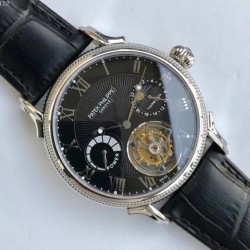 商品编号:384917112少量来货，需要的赶紧下单【BR出品】新款，全自动真陀，PP百达翡丽【真陀飞轮】材料：直径：直径42m。自动真飞轮机芯 动力储备：72小时 玻璃：蓝宝石玻璃 表带：动能显示，日月星晨，意大利牛皮表带商品规格:默认规格