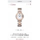 Cartier 卡地亚 蓝气球腕表,进口瑞士石英机芯,走时精准。316L精钢表壳镀香槟玫瑰金色。316L精钢表链,立体切割剑形蓝钢指针! Cartier 卡地亚 蓝气球腕表,进口瑞士石英机芯,走时精准。316L精钢表壳镀香槟玫瑰金色。316L精钢表链,立体切割剑形蓝钢指针!