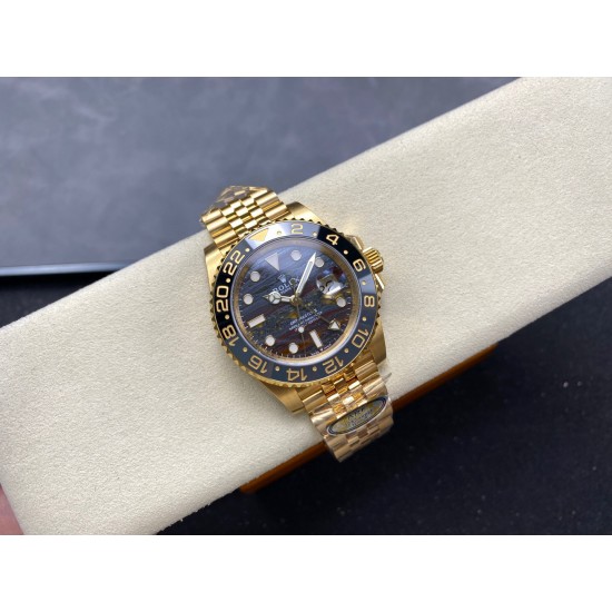 新品!ROLEX 劳力士 铁虎眼石表盘,每一片表盘都不同纹路(虎眼石,红碧玉和赤铁矿三种材质混合在一起,呈现出独特的金黄色和橙色的光泽)格林尼治GMT 3285一体机72小时储能 圈口过渡无痕,贵金属钢印扣子! 新品!ROLEX 劳力士 铁虎眼石表盘,每一片表盘都不同纹路(虎眼石,红碧玉和赤铁矿三种材质混合在一起,呈现出独特的金黄色和橙色的光泽)格林尼治GMT 3285一体机72小时储能 圈口过渡无痕,贵金属钢印扣子!