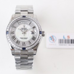 Pk精品   原版复刻 劳力士Rolex星期日历型系列全自动机械男表腕表18K金电镀镶钻腕表，采用进口南非水晶钻，人工镶嵌四爪稳固永不掉钻、尺寸41mm，厚度11毫米，原装进口机芯、性能稳定零返修，蓝宝石玻璃镜面，蓝宝石镜面6⃣️字位logo标志✅请认准品质✅316L精钢材质.做工精致.质量保证！