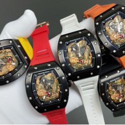 成龙大哥同款Jack Chen Richard Mille 理查德米勒  RM57-03飞龙 在天系列 全球限量8只 贵重来不是你的缺点！ 进口西铁城精准走时机芯，配搭高端橡树胶带、原装折叠扣！！！龙在中国“四大祥兽”，龙是中国等东亚区域古代神话传说中的神异动物，常用来象征祥瑞