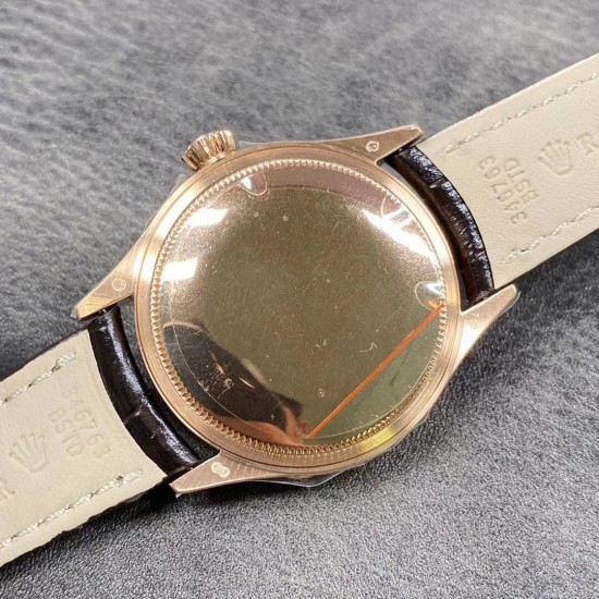 ROLEX 劳力士 切利尼系列 市面同款最薄 ！月相显示在表盘里周转 满月为陨石装置描绘 新月用银环描绘～