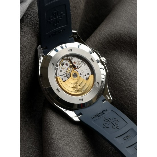 3K推荐：百达翡丽AQUANAUT系列5168G-001腕表，蓝色手雷，324型一体机，42.2毫米。
