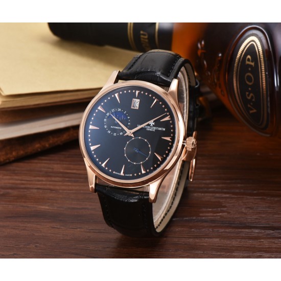 江诗丹顿(Vacheron Constantin)传承系列9位24时真日⭐️月星辰12位独特日历窗全面推出,成功商务人士必备,采用全自动进口机芯(零返修、零故障)顶级316精钢表壳,原装按扣 进口小牛皮,锅盖玻璃,做工一流,型男必备。送礼极佳,先下手为强! 江诗丹顿(Vacheron Constantin)传承系列9位24时真日⭐️月星辰12位独特日历窗全面推出,成功商务人士必备,采用全自动进口机芯(零返修、零故障)顶级316精钢表壳,原装按扣 进口小牛皮,锅盖玻璃,做工一流,型男必备。送礼极佳,先下手为强!