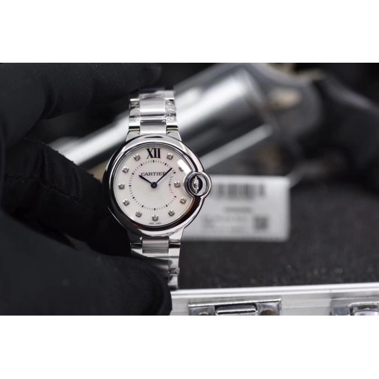 【V6出品】卡地亚 蓝气球 瑞士石英 33MM