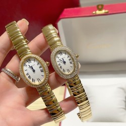 Baignoire de Cartier Small size:  W:25mm L:32mmMini size: W:20mm L:25mmBaignoire de Cartier 卡地亚Baignoire1920#浴缸1920系列，进口瑞士石英机芯。316L精钢表壳表链。整体5A莫桑石镶嵌，淬火钢蓝指针，拱形水晶镜面。表壳尺寸：小号尺寸 宽度25mm长度32mmmini尺寸 宽度20mm长度25mm
