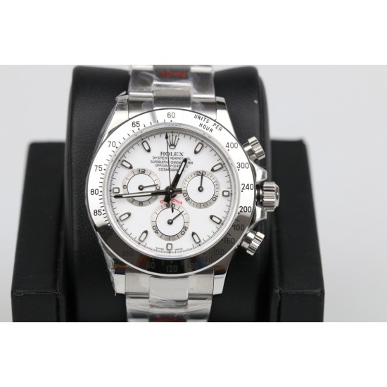 GM超神之作 ROLEX DAYTONA劳力士迪通拿904L全新最强版本 1:完美修改了避针高底位置与正品一致2:904L表扣更细腻更完美3:市面上唯一做出了与正品质感一致的包超薄金属钢片的oysterflex胶带【能与正品互换通用 质感相符】[拳头][拳头][拳头]完美修正十年间所有副本的不足和缺陷，陶瓷圈口！4130机芯，攻克机芯厚度，使壳身厚度达到与正品一致，壳身和字面颜色更细腻做出了与正品一致的视觉效果，并搭配劳力士专用盒子。【GM出品】