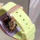 实拍 理查德米勒 RichardMille 糖果棉花糖 最新爆款 bon bon系列最稀有的作品!克服传统工艺打破模式!钟表最受尊敬的技术之一。不是所有人的嫁妆,棉花糖运动曲线和颜色,它们是诱人的。有了理查德米勒,实现了把棉花糖戴在你的手腕上!白色陶瓷加上黄粉绿搪瓷表盘,RM-07柔和的颜色创造了一个组合...甜蜜!糖果店的一次旅行,一个让人难以置信的艺术品。你会戴上它吗? 实拍 理查德米勒 RichardMille 糖果棉花糖 最新爆款 bon bon系列最稀有的作品!克服传统工艺打破模式!钟表最受尊敬的技术之一。不是所有人的嫁妆,棉花糖运动曲线和颜色,它们是诱人的。有了理查德米勒,实现了把棉花糖戴在你的手腕上!白色陶瓷加上黄粉绿搪瓷表盘,RM-07柔和的颜色创造了一个组合...甜蜜!糖果店的一次旅行,一个让人难以置信的艺术品。你会戴上它吗?