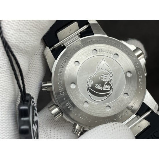 NS Factory 2021最新力作 市场最高品质 狠货来袭!IWC万国海洋计时系列IW376805 腕表(“雅克伊夫库斯托探险之旅”特别版)表径44mmx17mm,搭载7750自动机械计时机芯,3点位日历星期显示,蓝宝石水晶玻璃表镜,表镜经双面防眩处理透光清晰,快拆表带一步到位,富有机械感的齿轮型表冠,可转动圈口,方向同正品。超强双色夜光,即使是在黑夜也能清晰的知道时间,佩戴舒适,值得你拥有! NS Factory 2021最新力作 市场最高品质 狠货来袭!IWC万国海洋计时系列IW376805 腕表(“雅克伊夫库斯托探险之旅”特别版)表径44mmx17mm,搭载7750自动机械计时机芯,3点位日历星期显示,蓝宝石水晶玻璃表镜,表镜经双面防眩处理透光清晰,快拆表带一步到位,富有机械感的齿轮型表冠,可转动圈口,方向同正品。超强双色夜光,即使是在黑夜也能清晰的知道时间,佩戴舒适,值得你拥有!