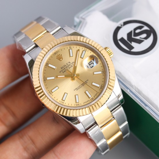 顶级做工KS新品:劳力士 日志 不断提高复刻效果,ROLEX劳力士 间金、间玫、精钢不断改进的钻研精神,特别是五大神器的业界认可,目前销量一直成上升趋势!【尺寸】直径41mm【表镜】抗刮损蓝水晶玻璃,防反光凸透式放大日历窗【表壳】上链表冠,【机芯】稳定复刻2836自动机械机芯、【表带】蚝式三节表链折叠扣,防水大于100米 顶级做工KS新品:劳力士 日志 不断提高复刻效果,ROLEX劳力士 间金、间玫、精钢不断改进的钻研精神,特别是五大神器的业界认可,目前销量一直成上升趋势!【尺寸】直径41mm【表镜】抗刮损蓝水晶玻璃,防反光凸透式放大日历窗【表壳】上链表冠,【机芯】稳定复刻2836自动机械机芯、【表带】蚝式三节表链折叠扣,防水大于100米