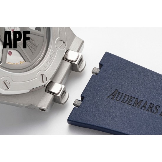新配色到货 APF厂新款亮相专注 AP 爱彼 潜水表15720腕表 【购入原装拆机复刻】所有细节都同步原装 秒杀市面上同系列 1.搭载4308机芯同步原装7点位置摆轮,2.原装陶瓷旋入式表冠,10点位置表冠内部齿轮同步原装齿轮数量121个,完成原装调节手感一致效果。3.表带原装氟橡胶可替换式橡胶。4.表扣可替换原装可开口快拆。5.日历颜色同步原装配对字面颜色。6.全表字面内圈夜光采用瑞士C3夜光粉,在紫光灯下可以匹对原装发光效果达到乱真工艺。7.表盘工艺原装一样双层夹层日历窗口搭配蓝宝石微型放大镜。 新配色到货 APF厂新款亮相专注 AP 爱彼 潜水表15720腕表 【购入原装拆机复刻】所有细节都同步原装 秒杀市面上同系列 1.搭载4308机芯同步原装7点位置摆轮,2.原装陶瓷旋入式表冠,10点位置表冠内部齿轮同步原装齿轮数量121个,完成原装调节手感一致效果。3.表带原装氟橡胶可替换式橡胶。4.表扣可替换原装可开口快拆。5.日历颜色同步原装配对字面颜色。6.全表字面内圈夜光采用瑞士C3夜光粉,在紫光灯下可以匹对原装发光效果达到乱真工艺。7.表盘工艺原装一样双层夹层日历窗口搭配蓝宝石微型放大镜。