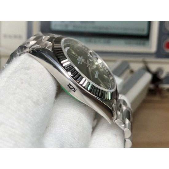 ROLEX 劳力士 日志 绸缎绿 ～